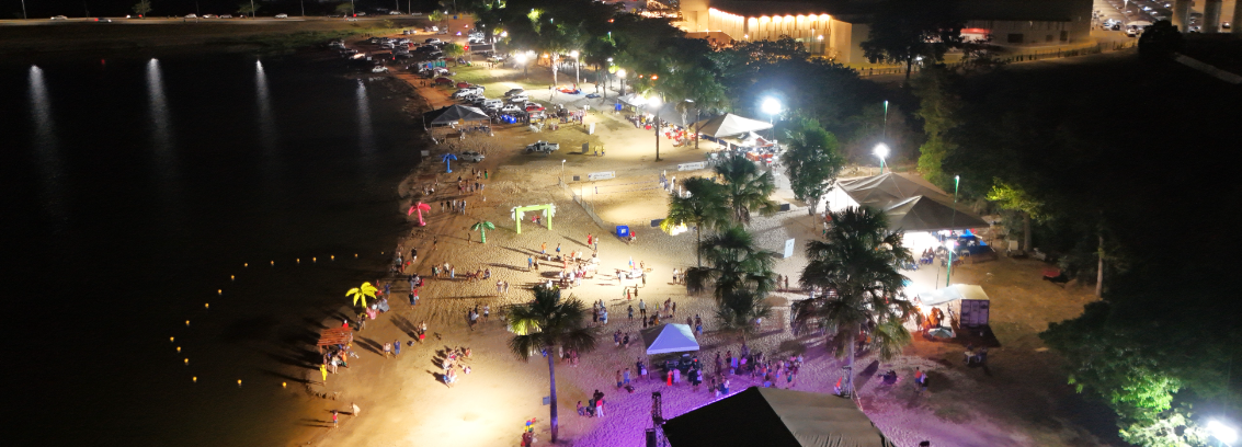 Festival de Verão da Prainha da Via Lago tem balanço positivo de participação de atletas, público, ambulantes e artistas