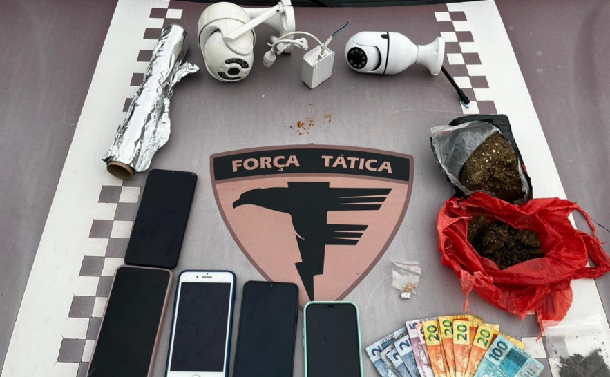 PMTO prende seis pessoas e desarticular ponto de tráfico em Alvorada