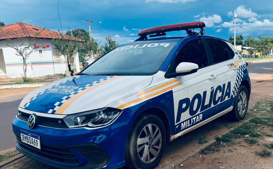 A PM cumpriu mandado de prisão em Pedro Afonso